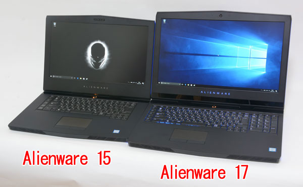 Alienware 15Alienware 17̊Oςr