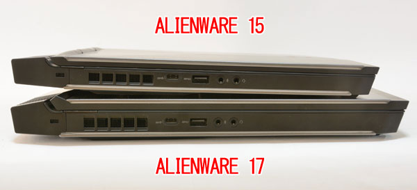 Alienware 15Alienware 17݂̌riʁj