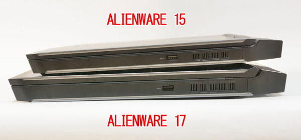Alienware 15Alienware 17݂̌riEʁj
