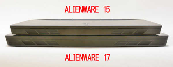 Alienware 15Alienware 17݂̌riOʁj