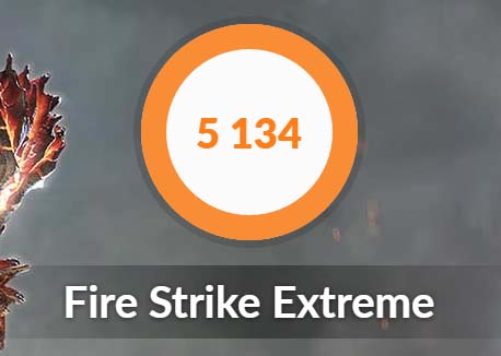uFire Strike ExtremeṽXRA5134