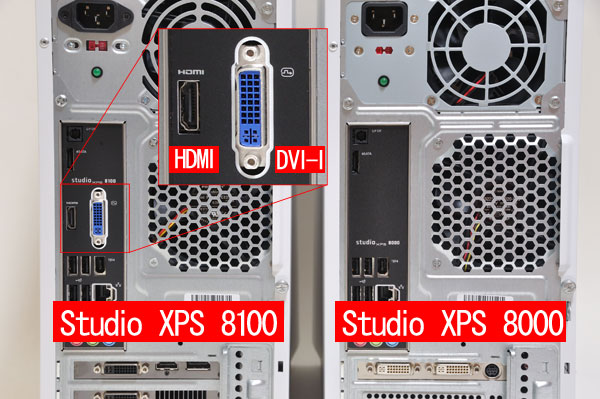Studio XPS 8100Studio XPS 8000̔wʂr