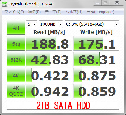 2TB SATA HDD(7200])