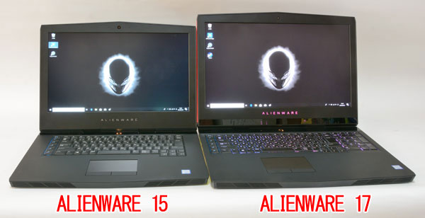 Alienware 15Alienware 17̊Oςr