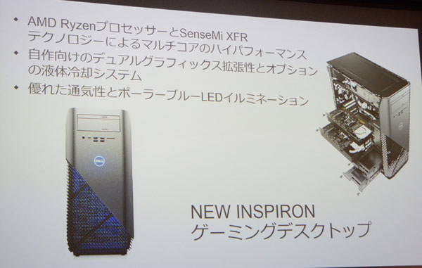 DELL Inspiron ゲーミングデスクトップ（Inspiron 5675） レビュー