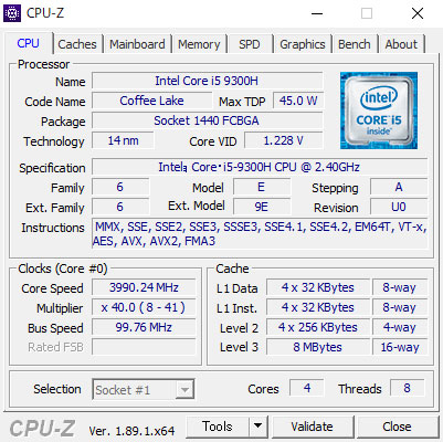 Core i5-9300H