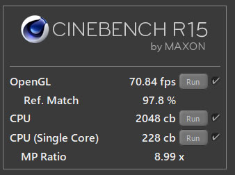 CINEBENCH R15ɂ13 Ce Core i5-13400̃XRA