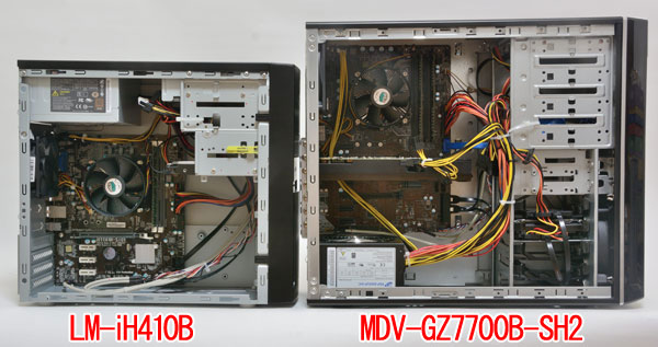 マウスコンピューター LM-iH410B/MDV-GZ7700B-SH2 徹底比較レビュー ...