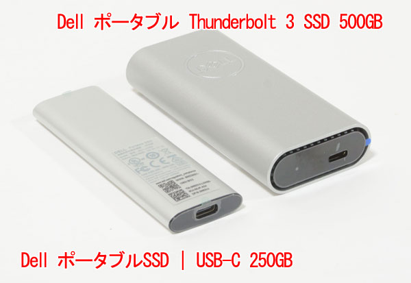 500GB^Cv́uDell |[^u Thunderbolt 3 SSD 500GBv250GB^Cv́uDell |[^uSSD bUSB-C 250GBv